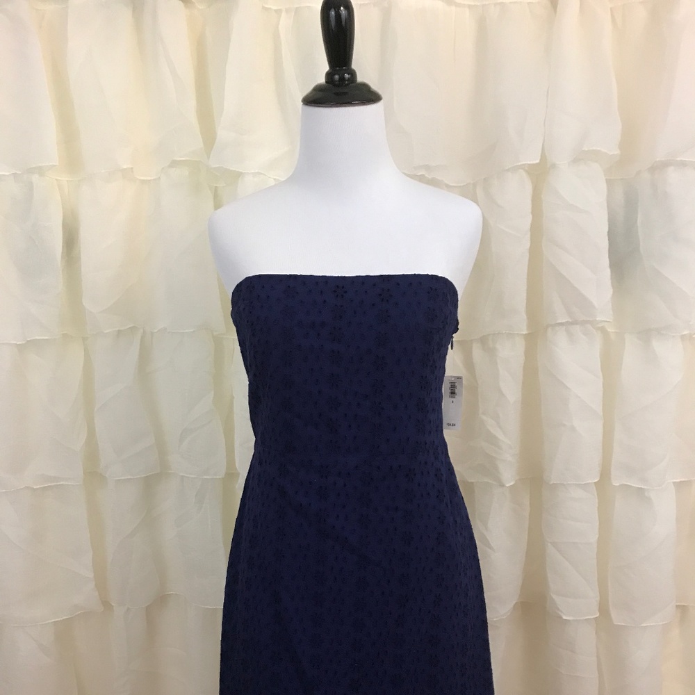 Old Navy Strapless Eyelet Dress
